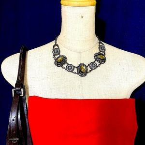 🖤Vtg💕VCLM™️ statement crystal rhinestones necklace